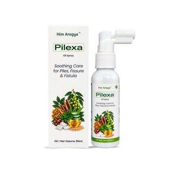 Pilexa Oil Spray | Ayurvedic Support for Piles, Fistula & Fissure | 50ml