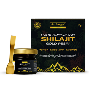 Himalayan Shilajit Gold | 9-in-1 Ayurvedic Wellness Formula | 20g