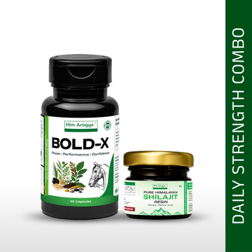 Power & Vitality Bundle - Himalayan Shilajit + Bold-X